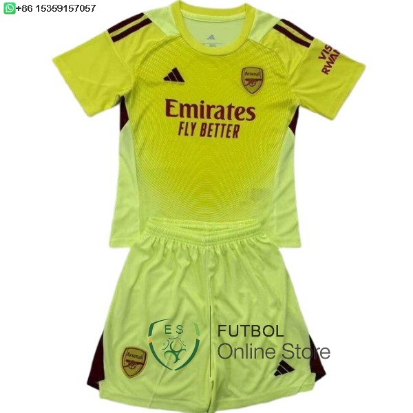 Camiseta Arsenal 25/2026 Portero Amarillo