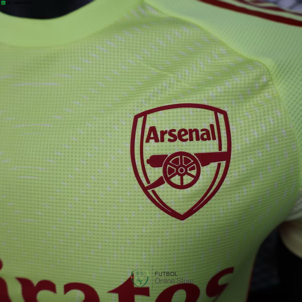 Camiseta Arsenal 25/2026 Portero Jugadores Amarillo