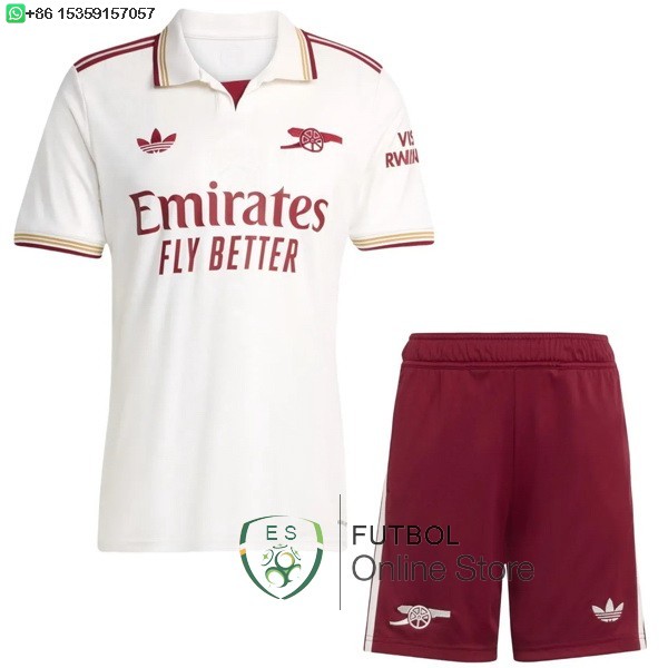 Camiseta Arsenal Conjunto Completo Hombre 25/2026 Tercera