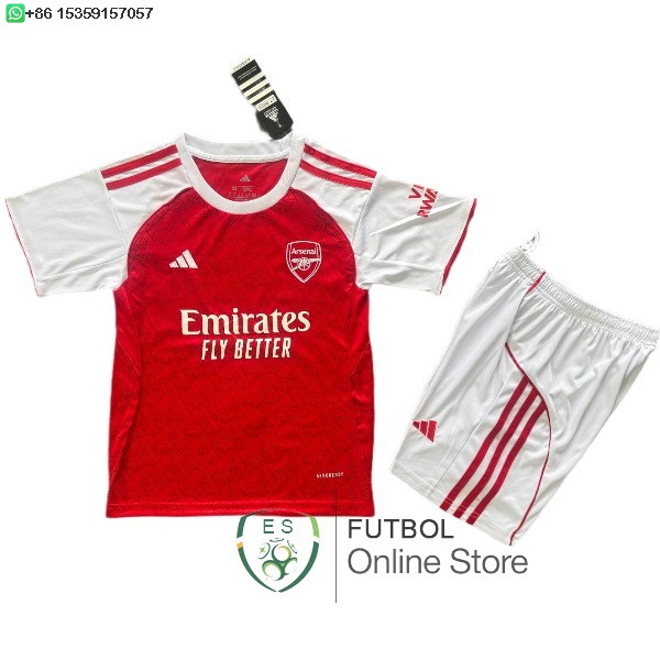 Camiseta Arsenal Ninos 25/2026 Primera
