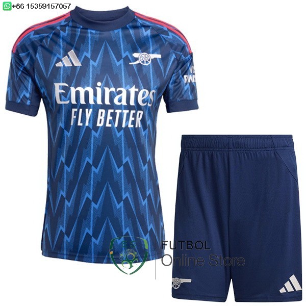 Camiseta Arsenal Ninos 25/2026 Segunda