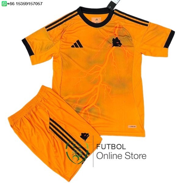 Camiseta As Roma Conjunto Completo Hombre 25/2026 Segunda