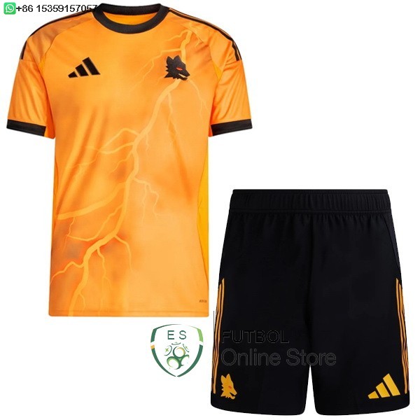 Camiseta As Roma Ninos 25/2026 Segunda