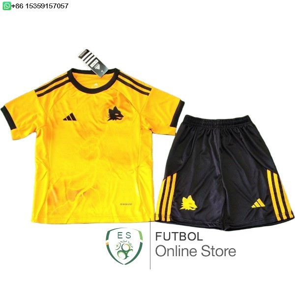 Camiseta As Roma Ninos 25/2026 Segunda