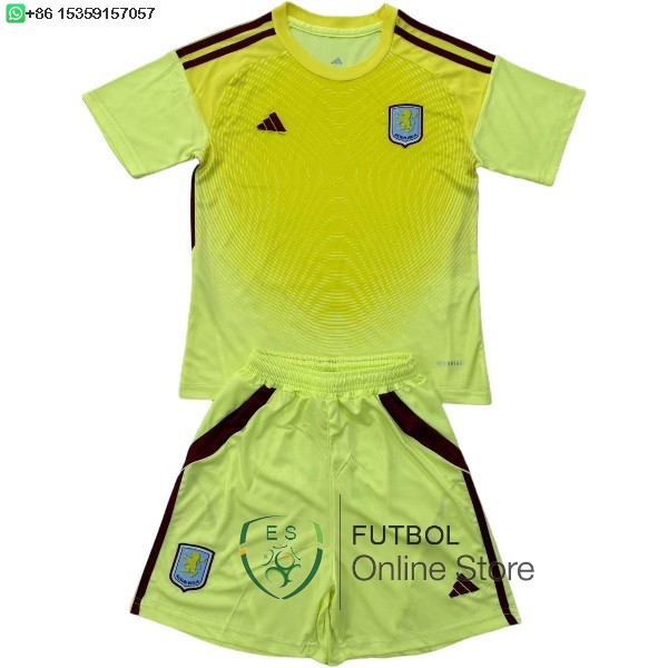 Camiseta Aston Villa 25/2026 Portero Amarillo Camiseta Aston Villa 25/2026 Portero Amarillo