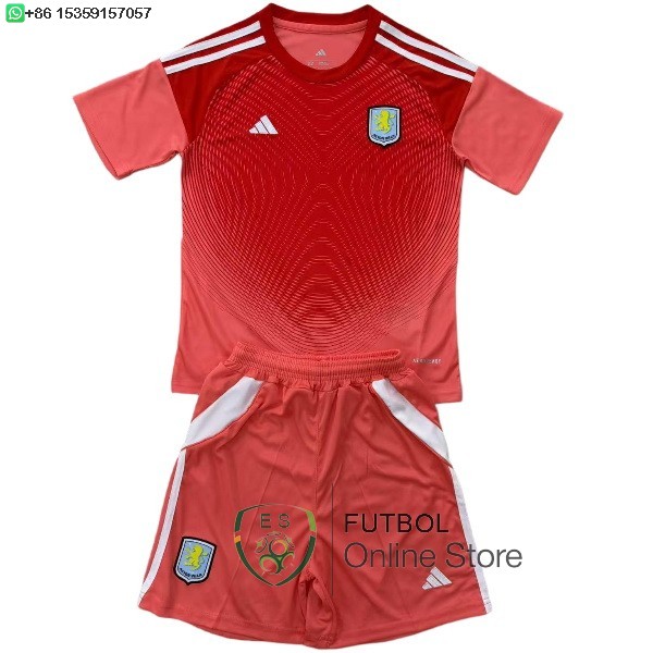 Camiseta Aston Villa 25/2026 Portero Rojo Camiseta Aston Villa 25/2026 Portero Rojo