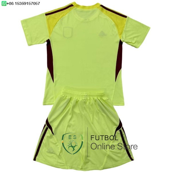 Camiseta Aston Villa Conjunto Completo Hombre 25/2026 Portero Amarillo