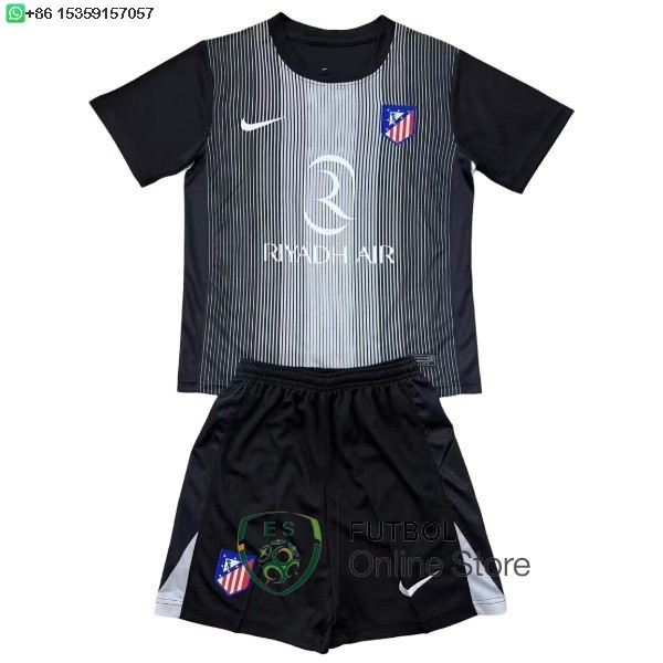 Camiseta Atletico Madrid 25/2026 Portero Negro Camiseta Atletico Madrid 25/2026 Portero Negro
