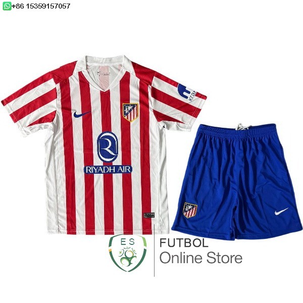 Camiseta Atletico Madrid Conjunto Completo Hombre 25/2026 Primera