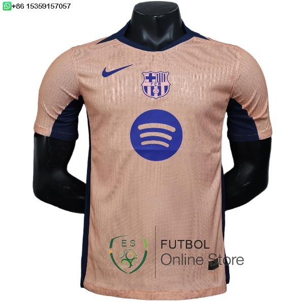 Camiseta Barcelona 25/2026 Especial Jugadores Amarillo Marino