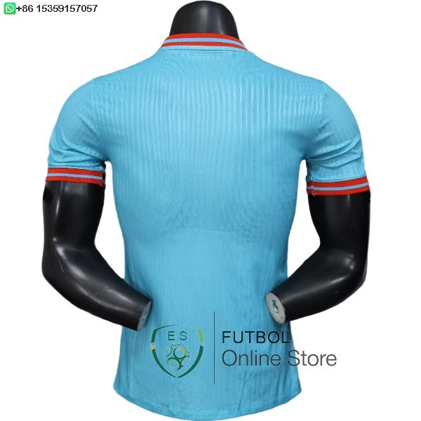 Camiseta Barcelona 25/2026 Especial Jugadores Azul Claro Rojo