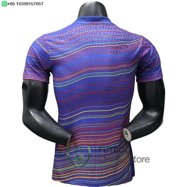 Camiseta Barcelona 25/2026 Especial Jugadores Azul II Rojo