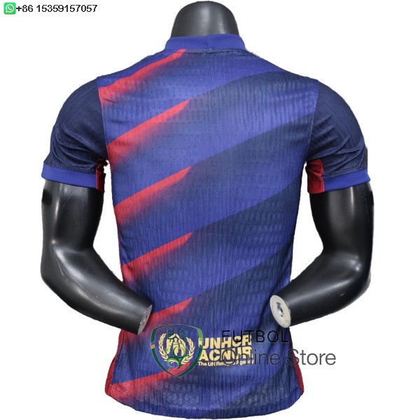 Camiseta Barcelona 25/2026 Especial Jugadores Azul I Marino Rojo