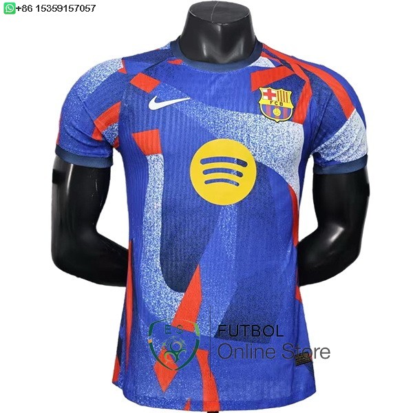 Camiseta Barcelona 25/2026 Especial Jugadores Azul I Rojo