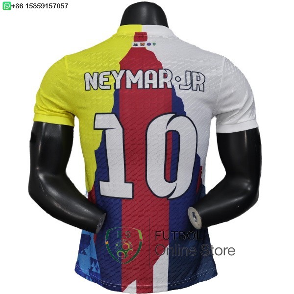 Camiseta Barcelona 25/2026 Especial Jugadores Blanco I Rojo Amarillo