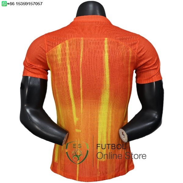 Camiseta Barcelona 25/2026 Especial Jugadores Naranja Amarillo