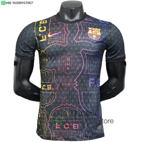 Camiseta Barcelona 25/2026 Especial Jugadores Negro I Rojo