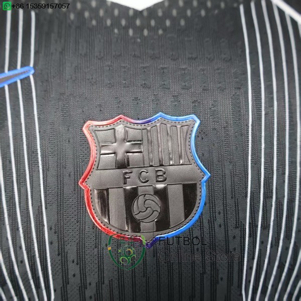 Camiseta Barcelona 25/2026 Especial Jugadores Negro Rojo