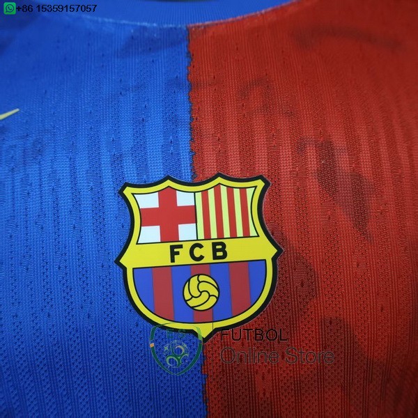 Camiseta Barcelona 25/2026 Especial Jugadores Rojo Azul