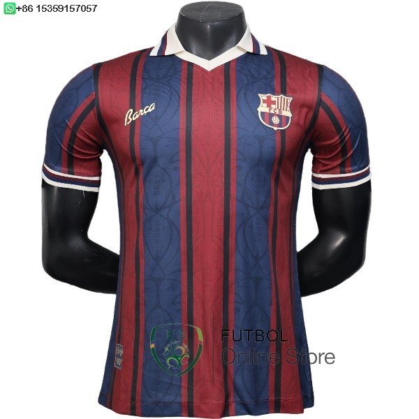 Camiseta Barcelona 25/2026 Especial Jugadores Rojo III Azul