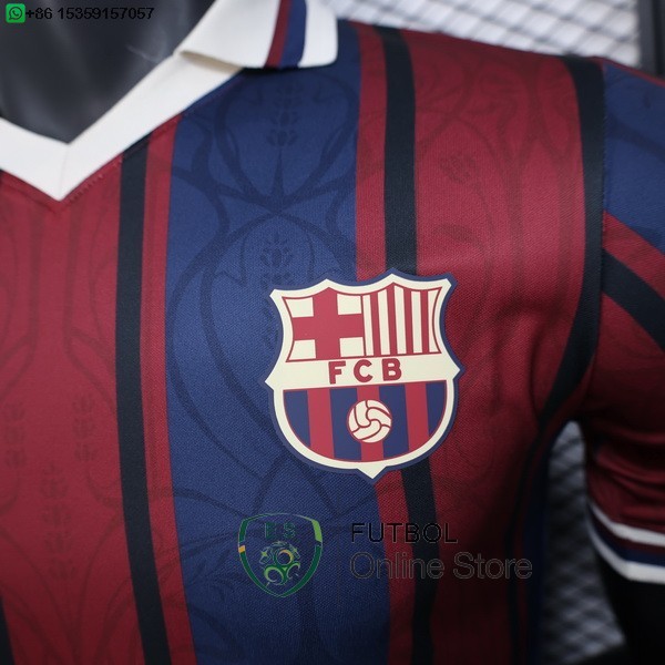 Camiseta Barcelona 25/2026 Especial Jugadores Rojo III Azul