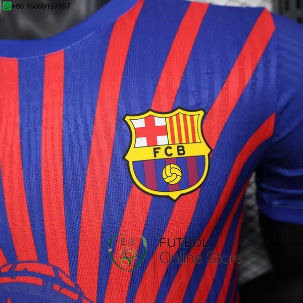 Camiseta Barcelona 25/2026 Especial Jugadores Rojo I Azul