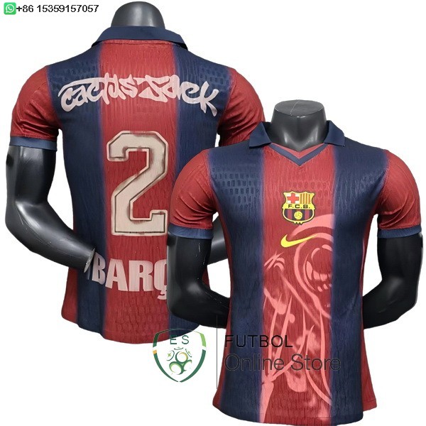 Camiseta Barcelona 25/2026 Especial Jugadores Rojo Marino Azul