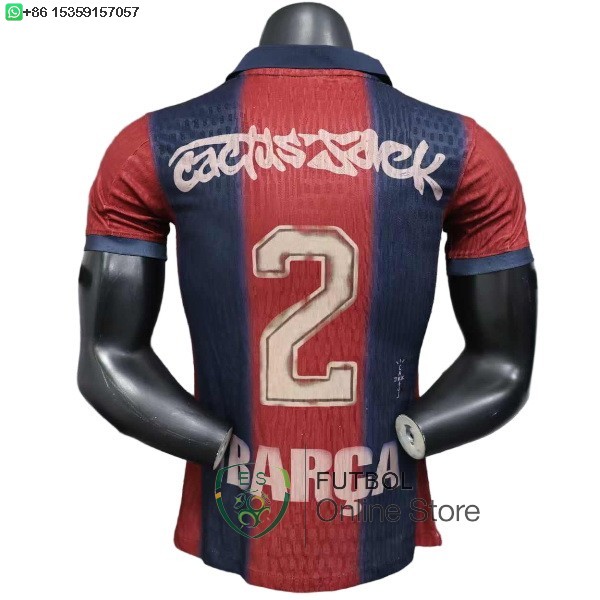 Camiseta Barcelona 25/2026 Especial Jugadores Rojo Marino Azul