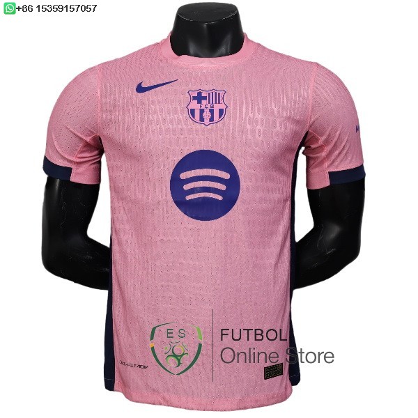 Camiseta Barcelona 25/2026 Especial Jugadores Rosa Azul