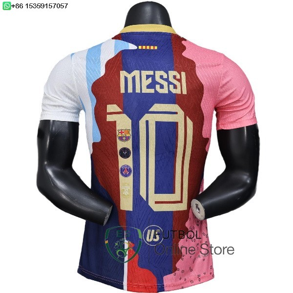 Camiseta Barcelona 25/2026 Especial Jugadores Rosa Azul