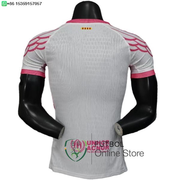 Camiseta Barcelona 25/2026 Especial Jugadores Rosa I Blanco