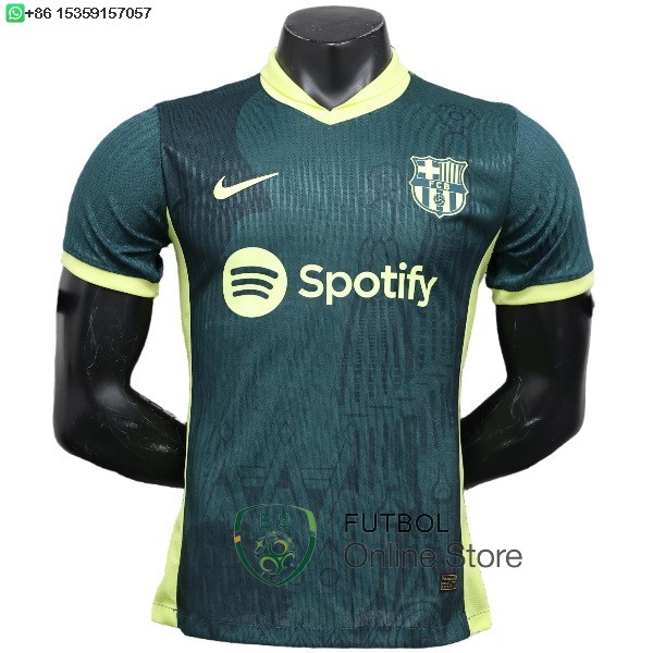 Camiseta Barcelona 25/2026 Especial Jugadores Verde Amarillo
