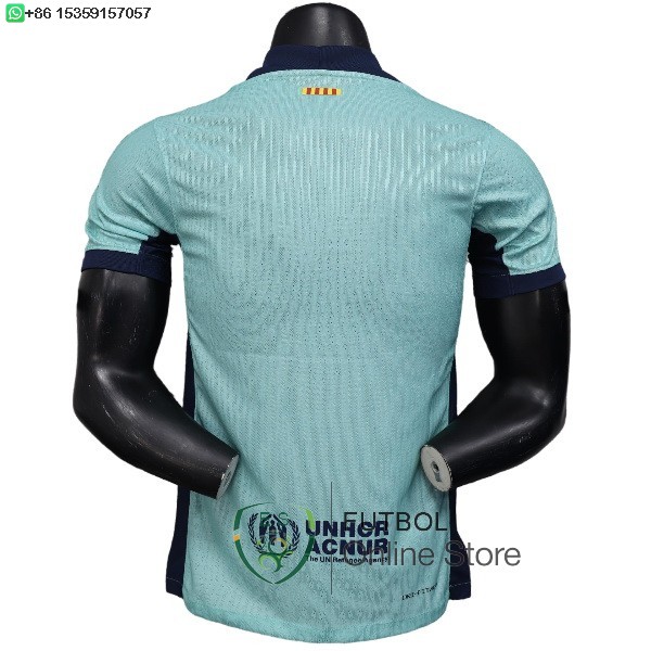 Camiseta Barcelona 25/2026 Especial Jugadores Verde Azul