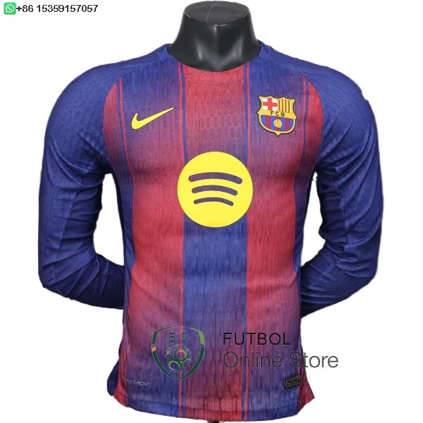 Camiseta Barcelona 25/2026 ML Primera Jugadores