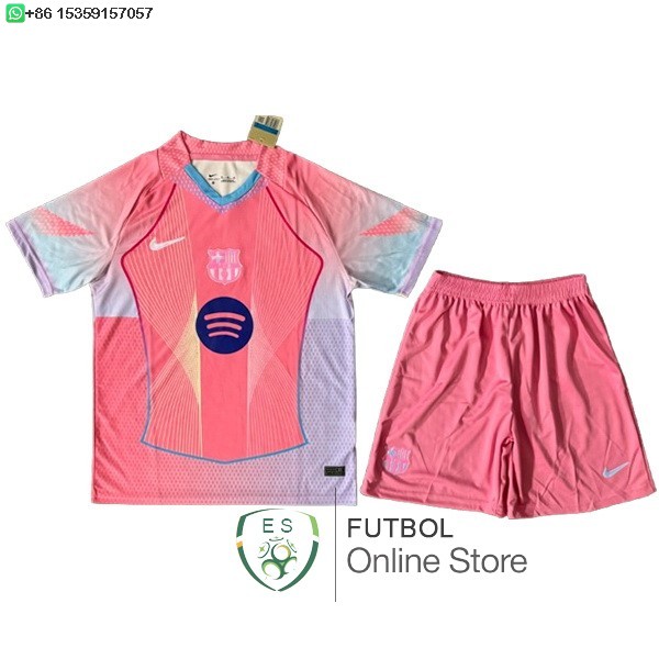 Camiseta Barcelona Conjunto Completo Hombre 25/2026 Especial Rosa