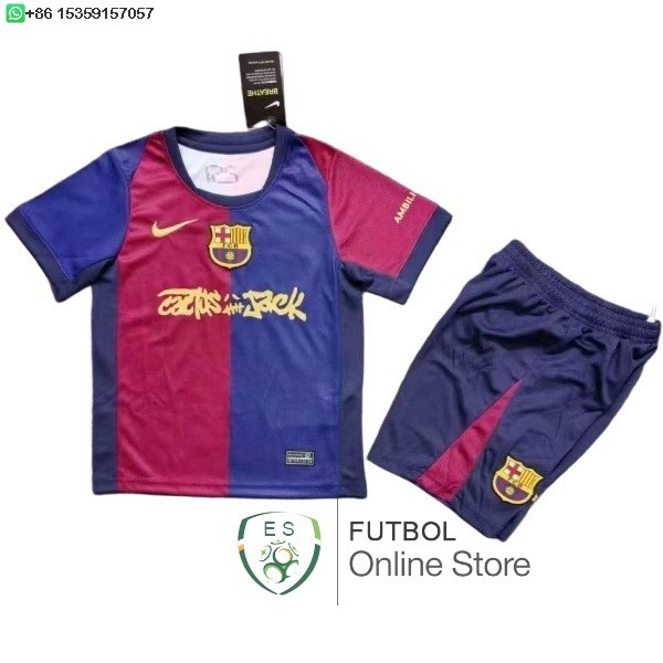 Camiseta Barcelona Ninos 24/2025 Primera