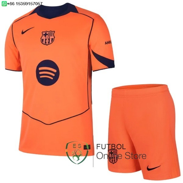 Camiseta Barcelona Ninos 25/2026 Tercera
