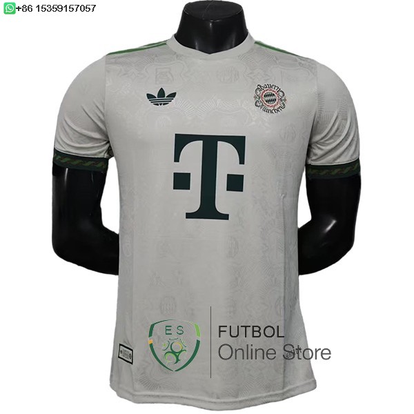 Camiseta Bayern Munich 25/2026 Especial Jugadores Amarillo Verde