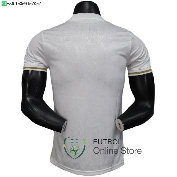 Camiseta Bayern Munich 25/2026 Especial Jugadores Blanco Amarillo