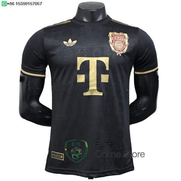 Camiseta Bayern Munich 25/2026 Especial Jugadores Negro Amarillo