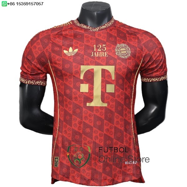 Camiseta Bayern Munich 25/2026 Especial Jugadores Rojo Amarillo