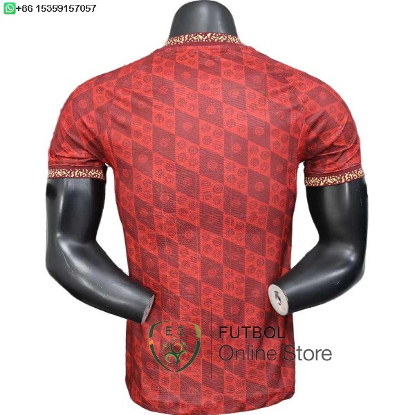 Camiseta Bayern Munich 25/2026 Especial Jugadores Rojo Amarillo