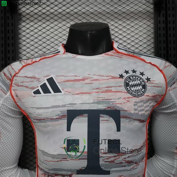 Camiseta Bayern Munich 25/2026 ML Segunda Jugadores