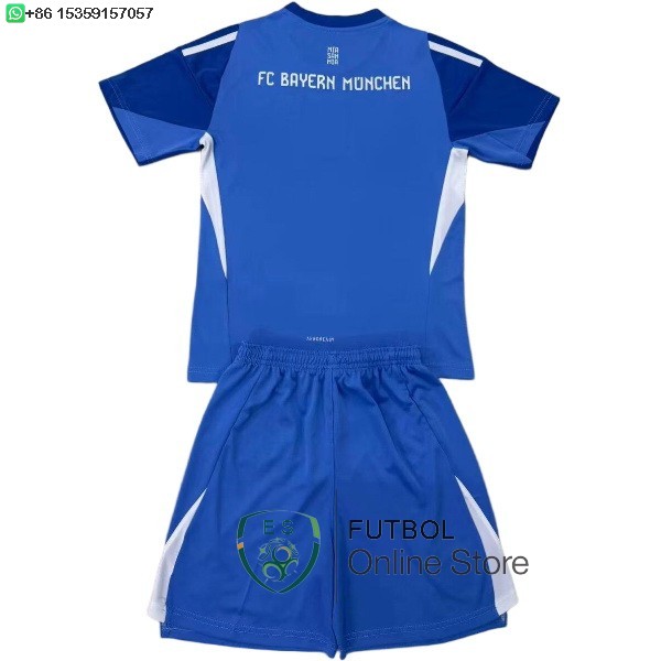 Camiseta Bayern Munich Conjunto Completo Hombre 25/2026 Portero Azul