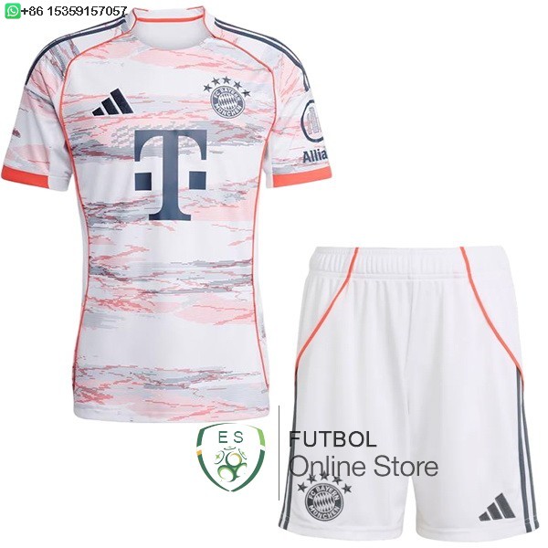 Camiseta Bayern Munich Conjunto Completo Hombre 25/2026 Segunda