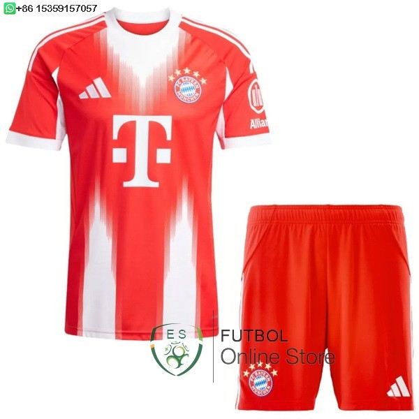 Camiseta Bayern Munich Ninos 25/2026 Primera
