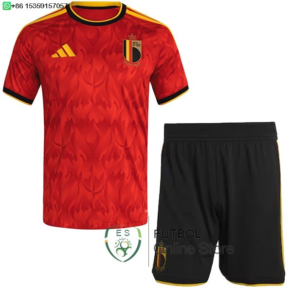 Camiseta Belgica Ninos 2026 Primera