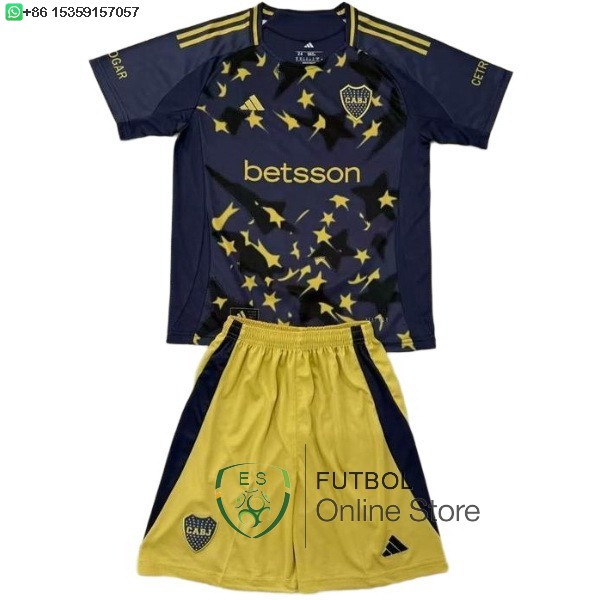 Camiseta Boca Juniors Ninos 24/2025 Tercera