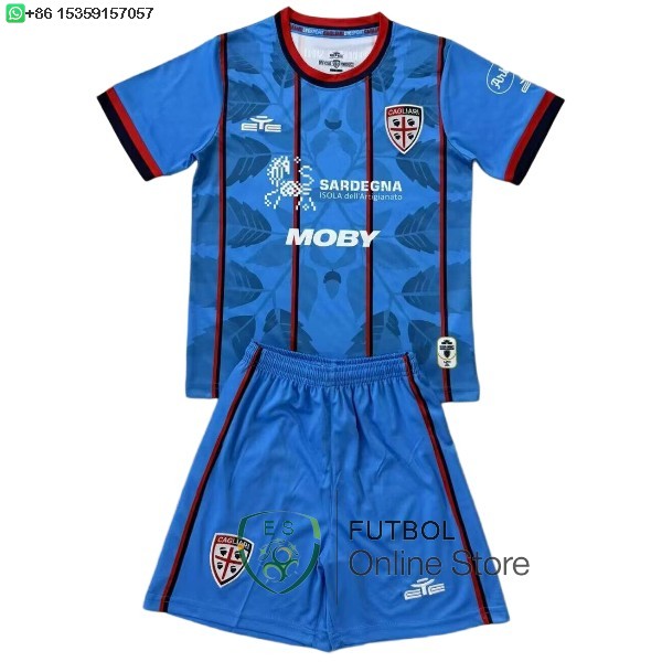 Camiseta Cagliari Calcio Ninos 25/2026 Tercera Camiseta Cagliari Calcio Ninos 25/2026 Tercera