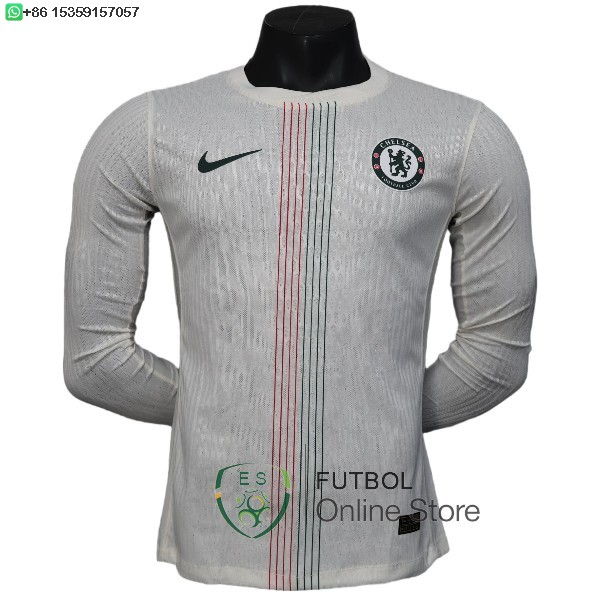 Camiseta Chelsea 25/2026 ML Segunda Jugadores